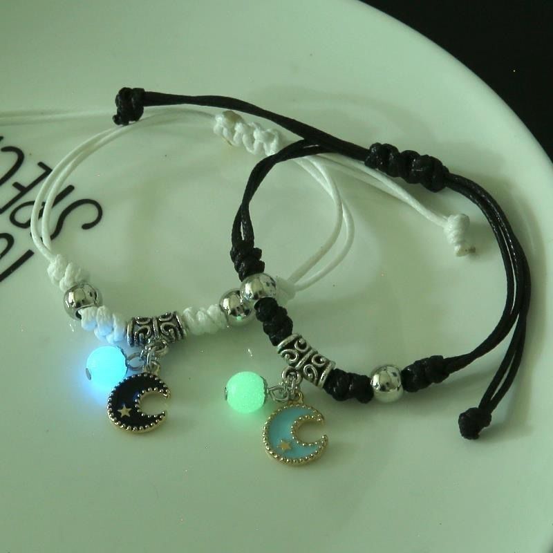 Popular Luminous Bracelet Female Student Two Girlfriends Friendship Korean Version Fashion Luminous Bracelet Male and Female Couples