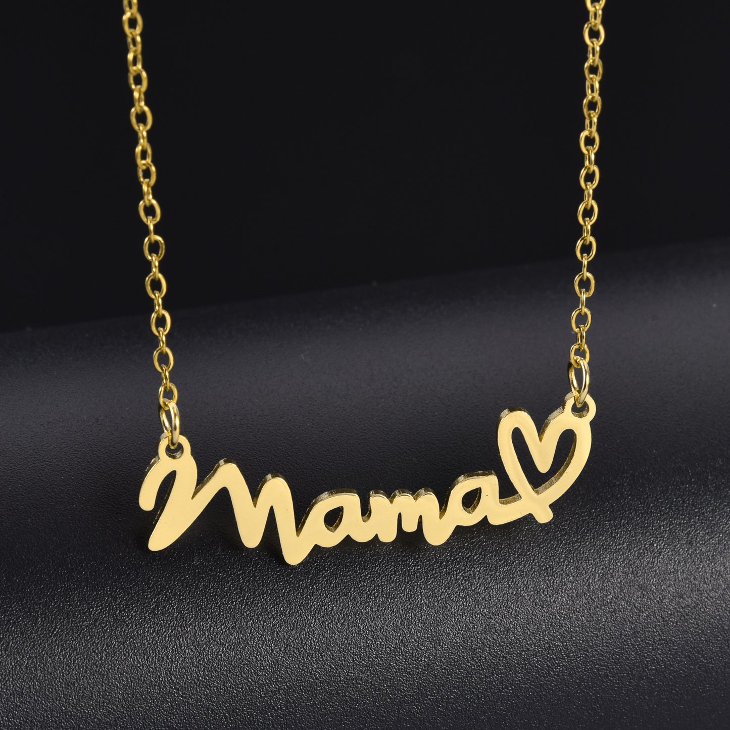 Mother's Day Stainless Steel Mama Necklace Women Do Not Fade Fashion Personalized Letter Titanium Steel Necklace Jewelry Korean Version Jewelry