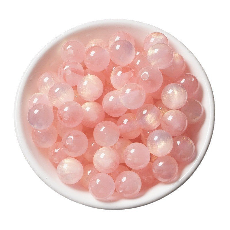 Wholesale Resin Streamer Gilt Gold Star Empty Imitation Cat's Eye Beads Beaded DIY Handmade Bracelet Necklace Loose Bead Accessories