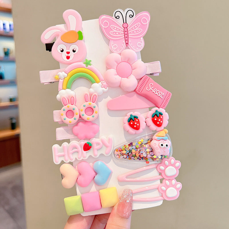 Children's Korean Version Baby Hairpin Cute Cartoon Hairpin