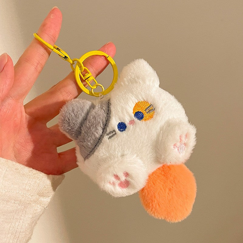 Plush Doll Doll Pendant Cartoon Creative Keychain Stall Activity Small Gift Backpack Pendant Accessories Wholesale