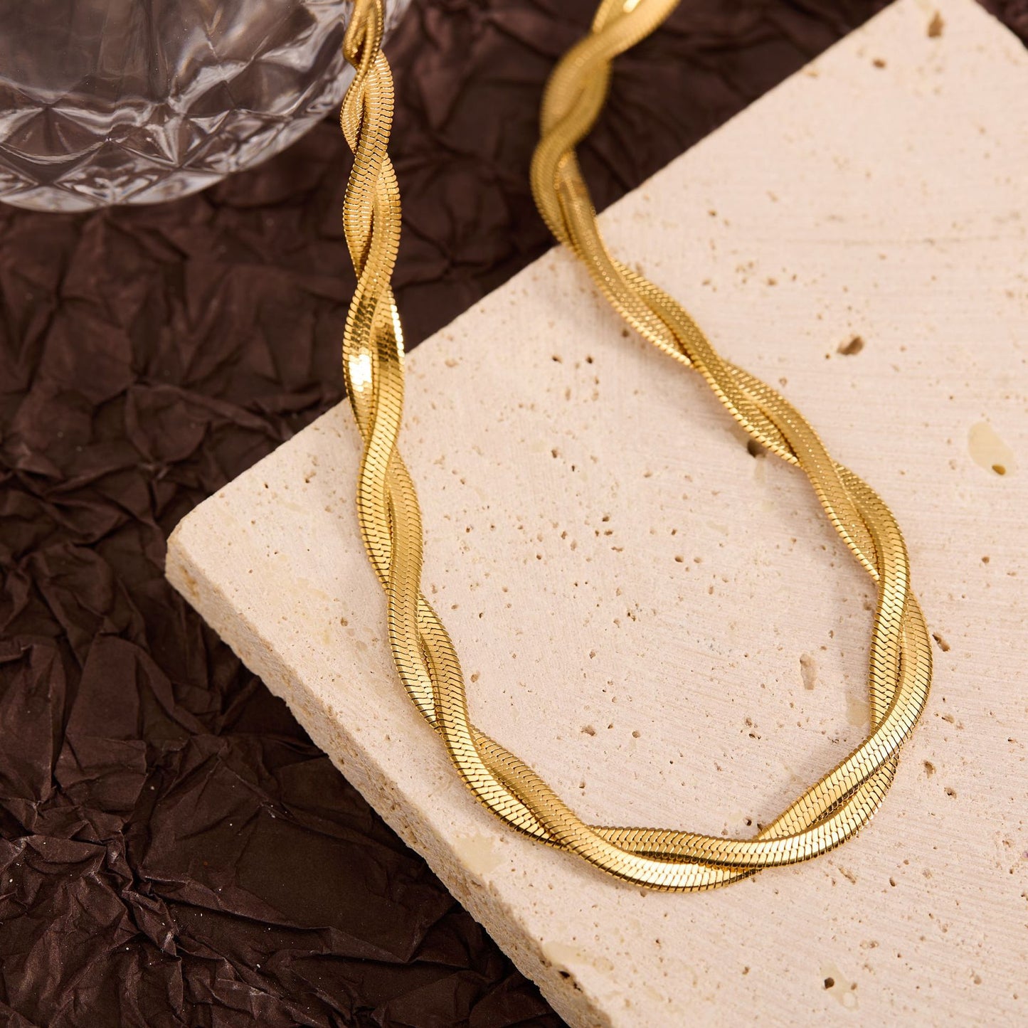 Summer New Titanium Steel Non-fading Versatile Necklace Light Luxury Simple Pendant Women's Necklace