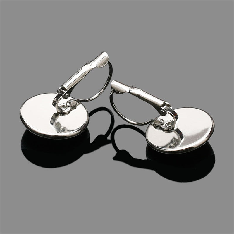 Europe and The United States Hot-selling Mother's Day Gifts, Mother's Love MOM Heart-shaped Time Gem Earrings, Korean Version of Simple Ear Hooks