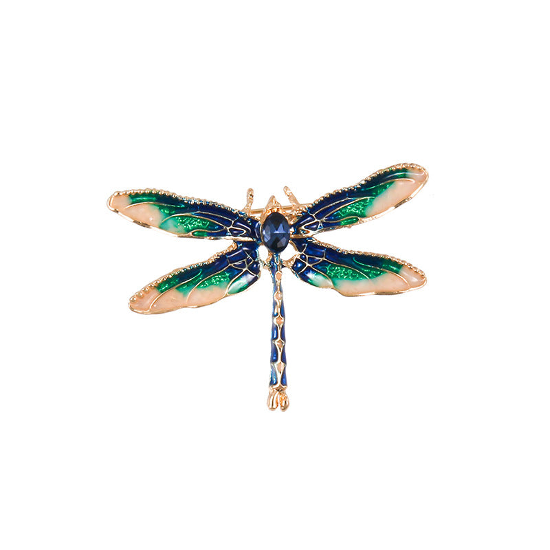 Frog Brooch New Owl Brooch Dragonfly Butterfly Enamel Brooch Peacock Animal Pin, Apparel Accessories