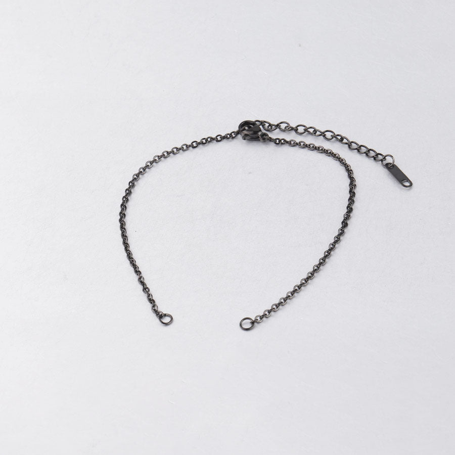 Hot-selling 2mm Fine Steel Color Gold Rose Gold Stainless Steel DIY Bracelet Chain Accessories Size Optional Bracelet