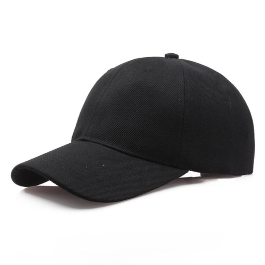 Spot Wholesale Cotton Thickened Solid Color Blank Cap Hat Work Cap Advertising Cap Baseball Cap Korean Version Tide