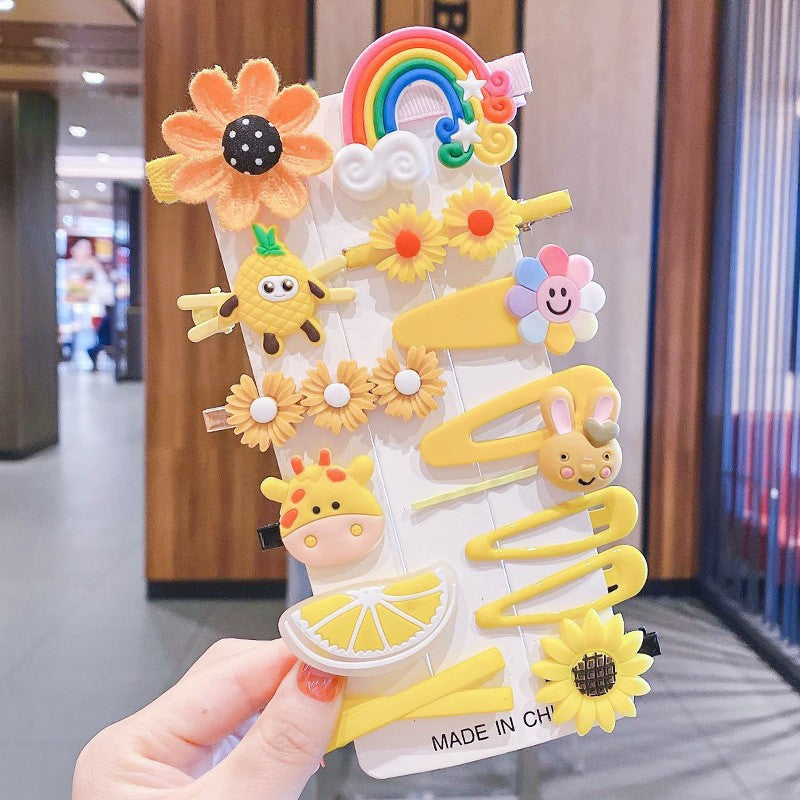 Children's Korean Version Baby Hairpin Cute Cartoon Hairpin