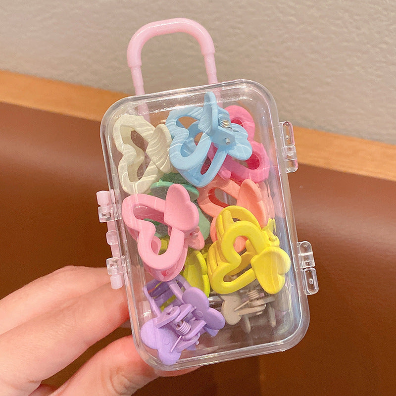 Children's Summer Candy Color Bangs Hairpin Does Not Hurt Hair Baby Headgear Girls Clip New Grab Clip Girls Side Clip