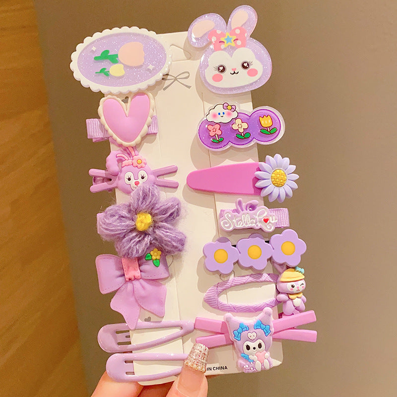 Children's Korean Version Baby Hairpin Cute Cartoon Hairpin