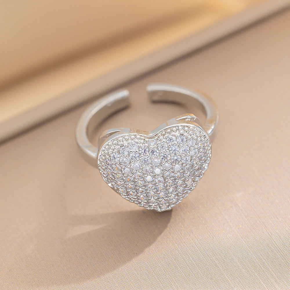 European and American Fashion Retro Niche Light Luxury High Sense Personalized Opening Ring Fashion Jewelry Factory Direct Sales