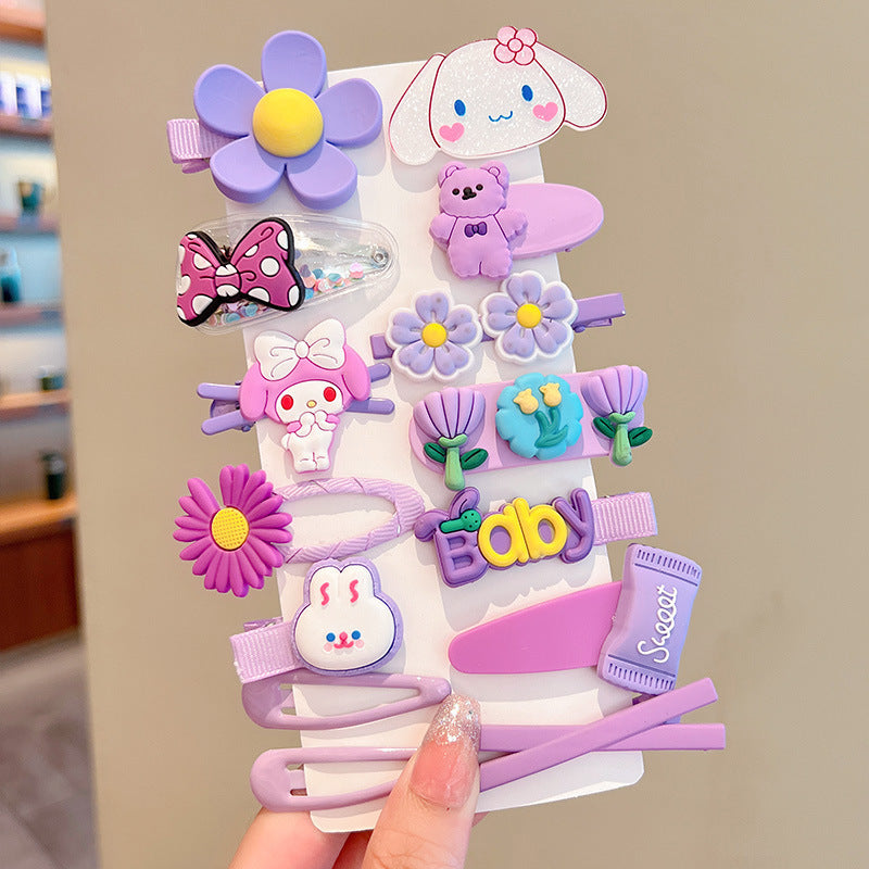 Children's Korean Version Baby Hairpin Cute Cartoon Hairpin