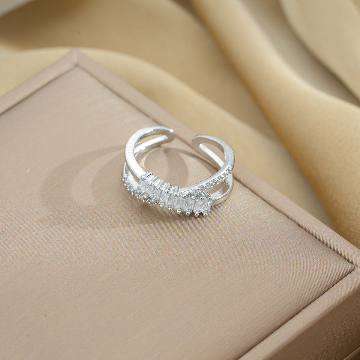 European and American Fashion Retro Niche Light Luxury High Sense Personalized Opening Ring Fashion Jewelry Factory Direct Sales