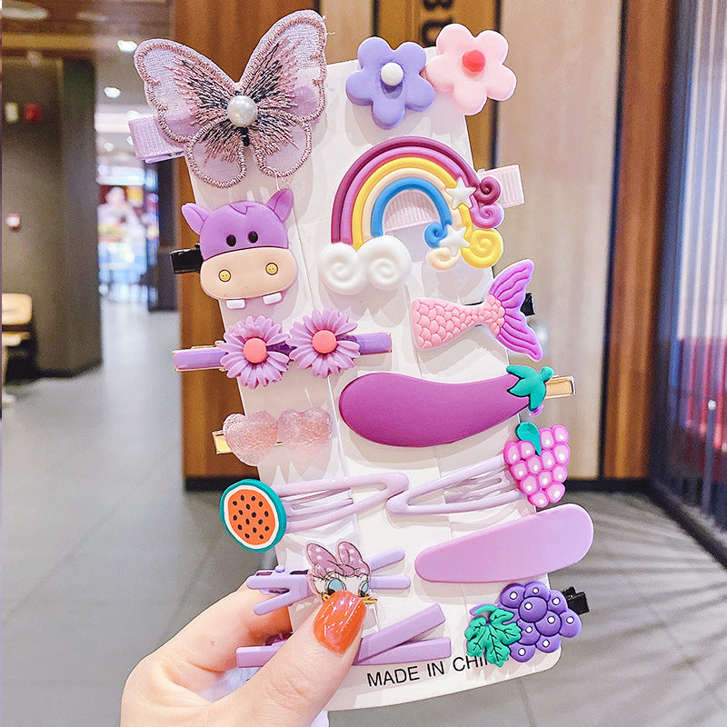 Children's Korean Version Baby Hairpin Cute Cartoon Hairpin