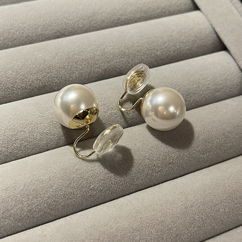 S925 Silver Needle Simple Ear Hole Earrings, Women's Small and Versatile Commuting Temperament Earrings, No Need To Pick Ear Accessories When Sleeping