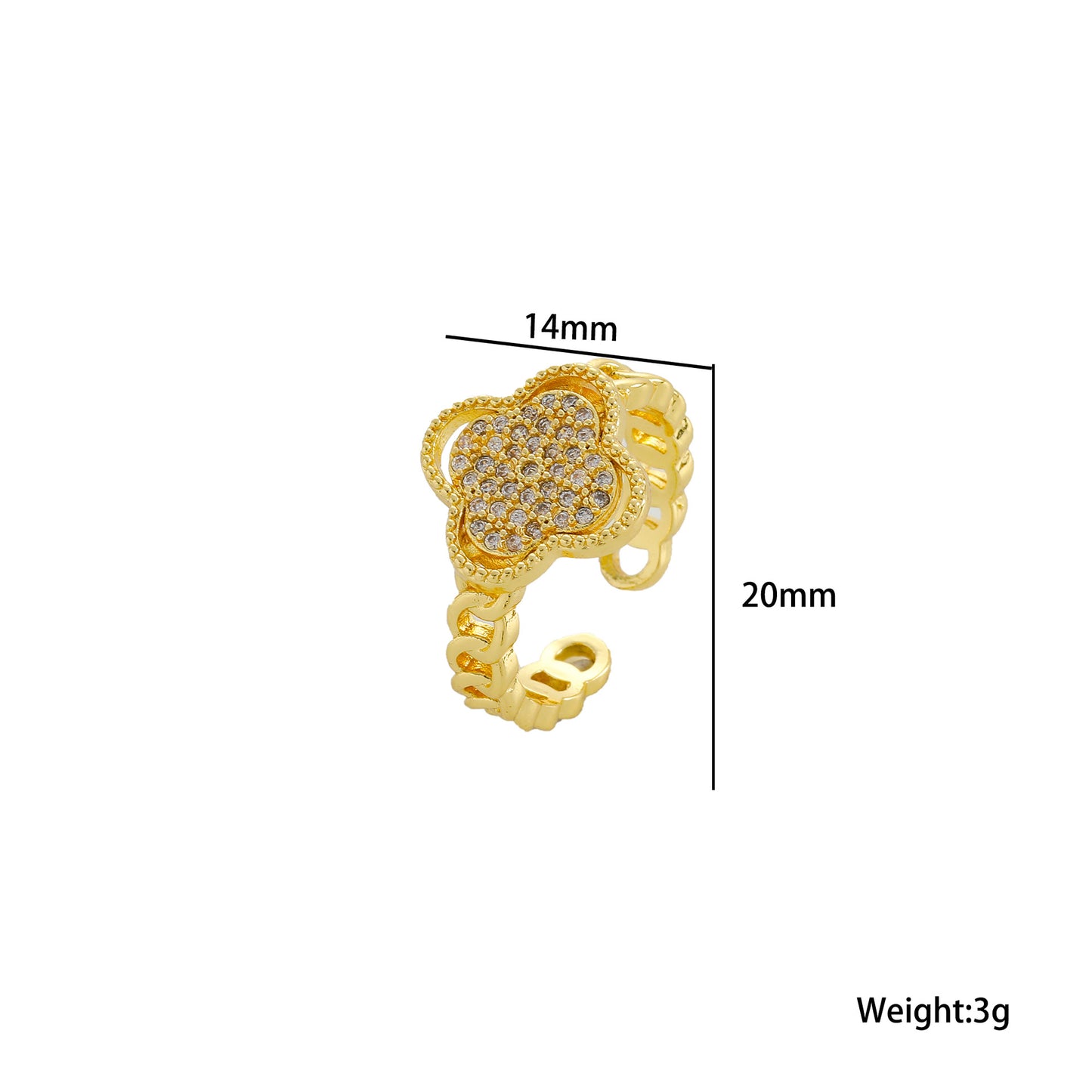 European and American Fashion Retro Niche Light Luxury High Sense Personalized Opening Ring Fashion Jewelry Factory Direct Sales