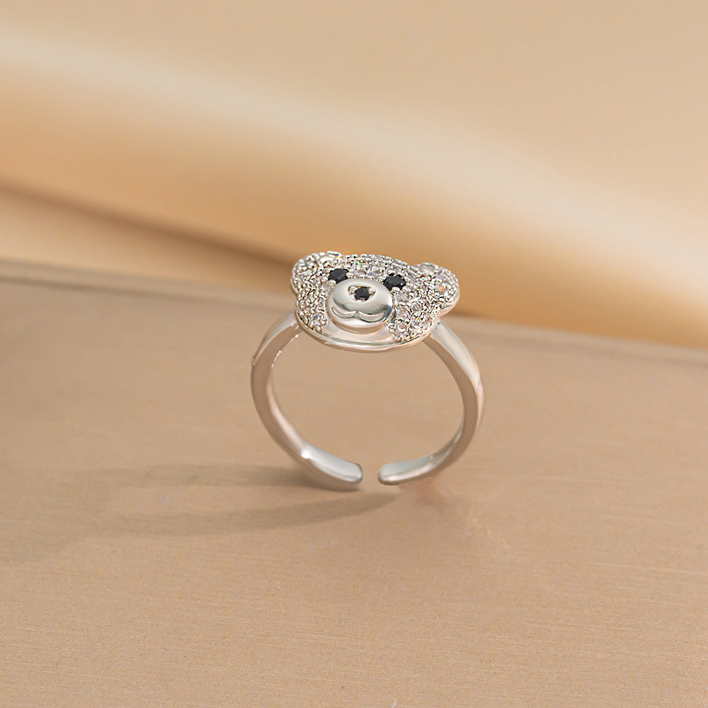 European and American Fashion Retro Niche Light Luxury High Sense Personalized Opening Ring Fashion Jewelry Factory Direct Sales