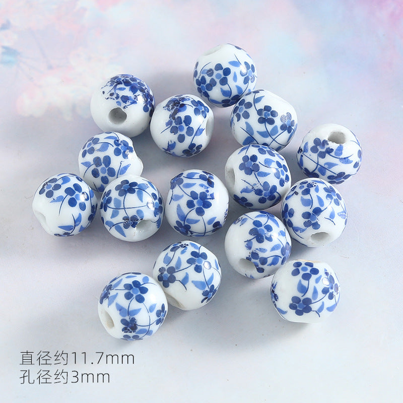 Ocean Wind Ceramic Beads Rabbit Conch Cat Claws Beaded Accessories Handmade Material DIY Loose Beads Bracelet Accessories