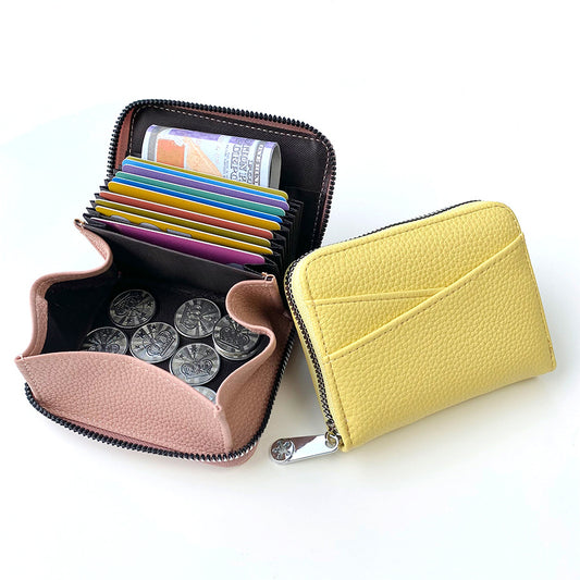 Japanese Small Wallet INS Japanese Organ Card Bag, Multi-card Women's Change Bag, Simple and Large Capacity
