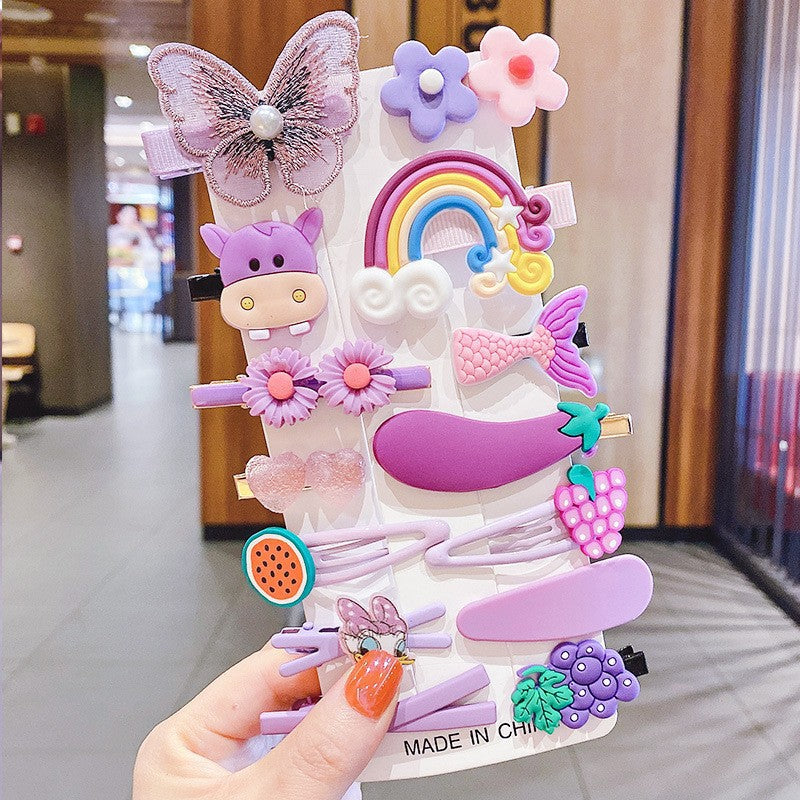 Children's Korean Version Baby Hairpin Cute Cartoon Hairpin