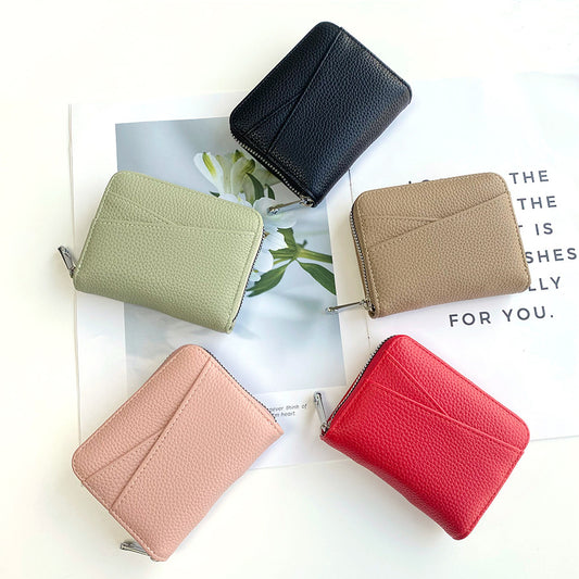 Japanese Small Wallet INS Japanese Organ Card Bag, Multi-card Women's Change Bag, Simple and Large Capacity