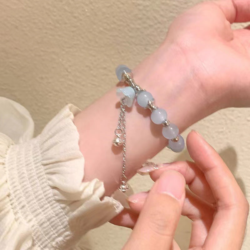 Gypsy Star~ Double-layer Stacked Pearl Bracelet for Women's Niche Light Luxury Temperament Exquisite and Versatile Jewelry