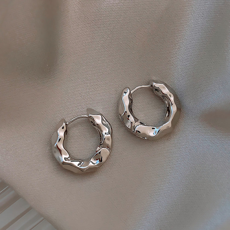 925 Silver Needle Pearl Zircon Earrings Women's High-end Sense Niche Temperament Cold Wind Mori Earrings Ear Jewelry Wholesale