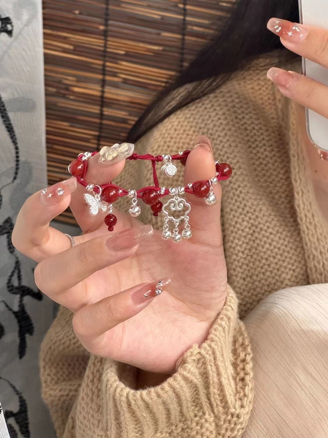 Gypsy Star~ Double-layer Stacked Pearl Bracelet for Women's Niche Light Luxury Temperament Exquisite and Versatile Jewelry