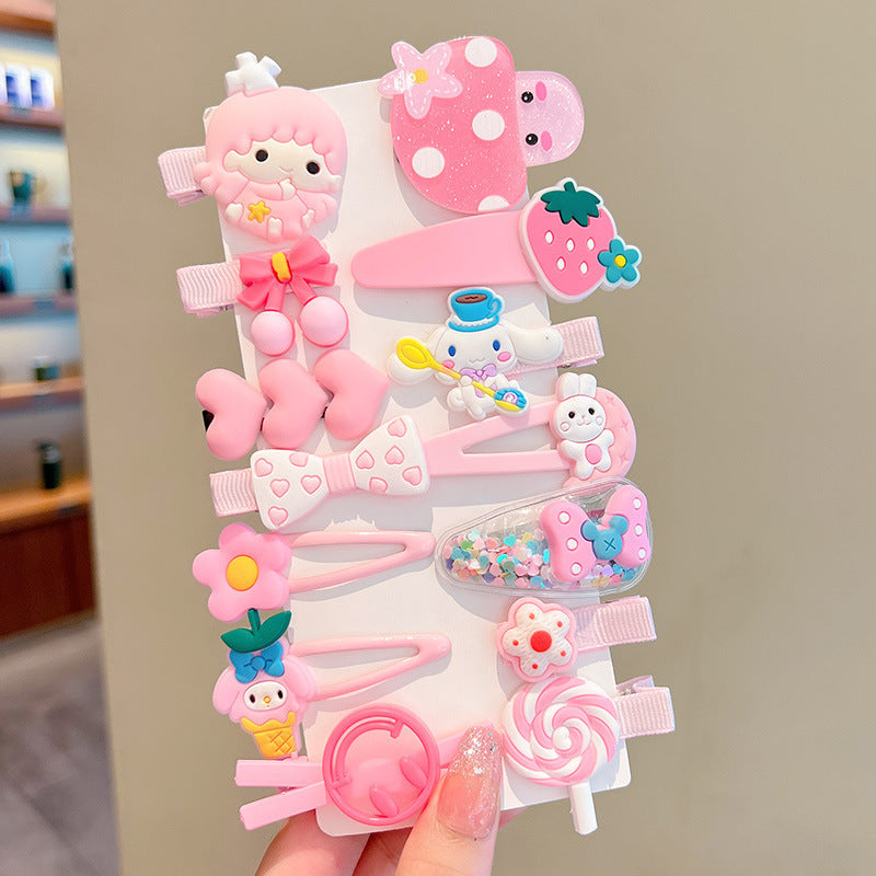 Children's Korean Version Baby Hairpin Cute Cartoon Hairpin