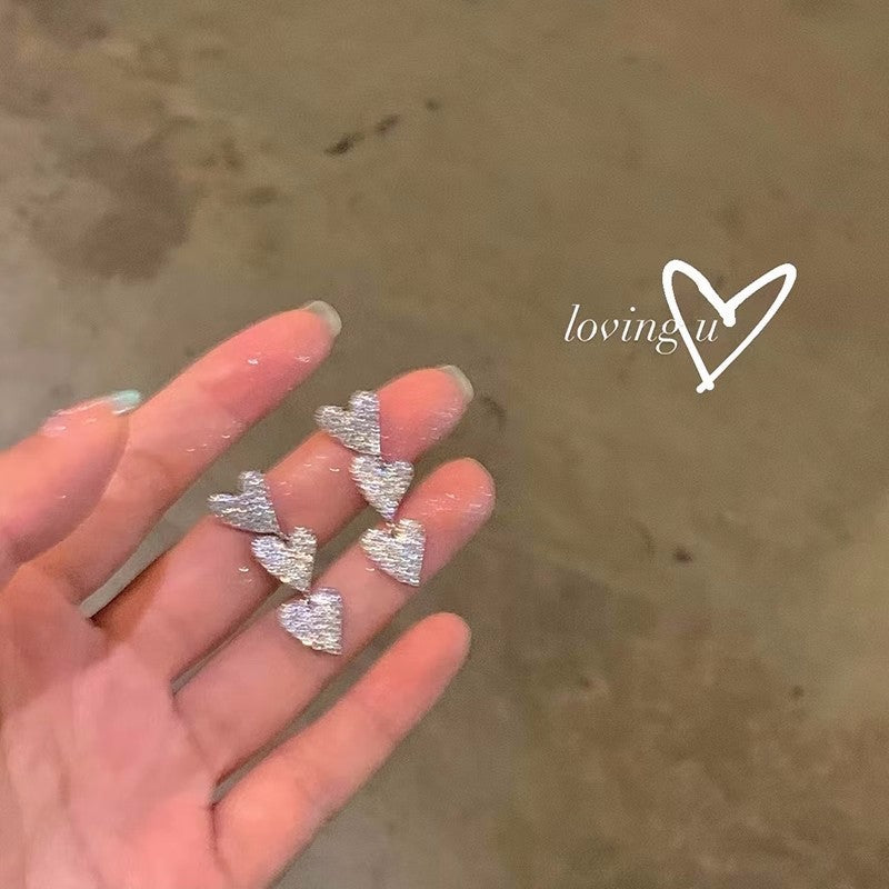 925 Silver Needle Pearl Zircon Earrings Women's High-end Sense Niche Temperament Cold Wind Mori Earrings Ear Jewelry Wholesale