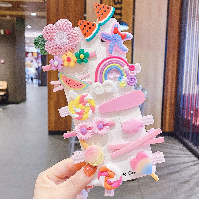 Children's Korean Version Baby Hairpin Cute Cartoon Hairpin
