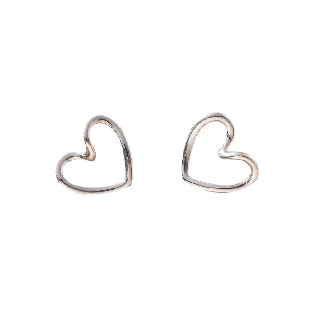 Simple 18k Gold-plated Stainless Steel Circle Earrings Simple Gold-plated Men's and Women's Models