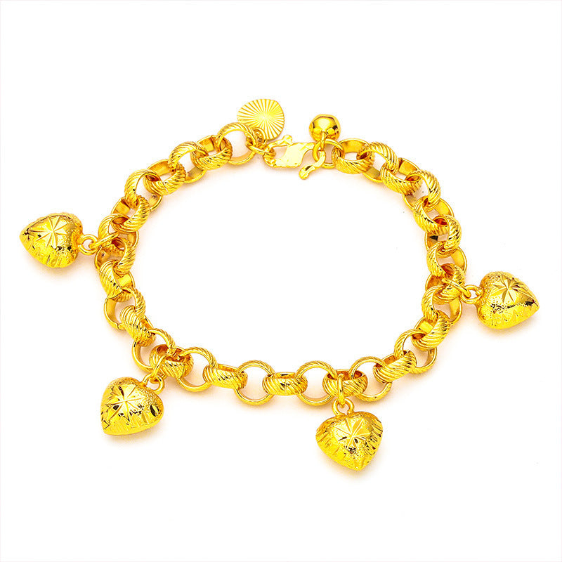 Vietnamese Sand Gold Girls Fashion Hollow Bracelet Bracelet