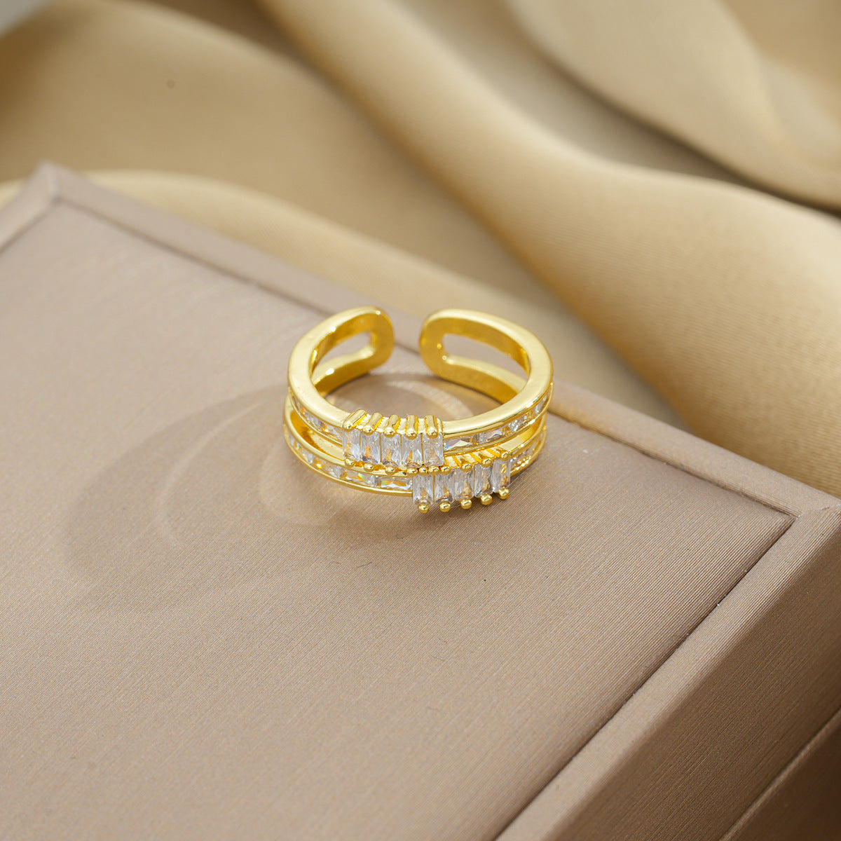 European and American Fashion Retro Niche Light Luxury High Sense Personalized Opening Ring Fashion Jewelry Factory Direct Sales
