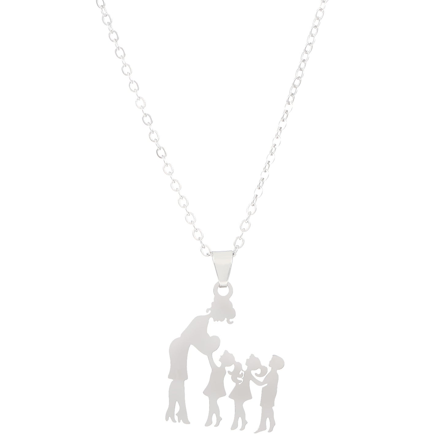 European and American Mama Mother Stainless Steel Letter Necklace Mother's Day Jewelry Female Wholesale