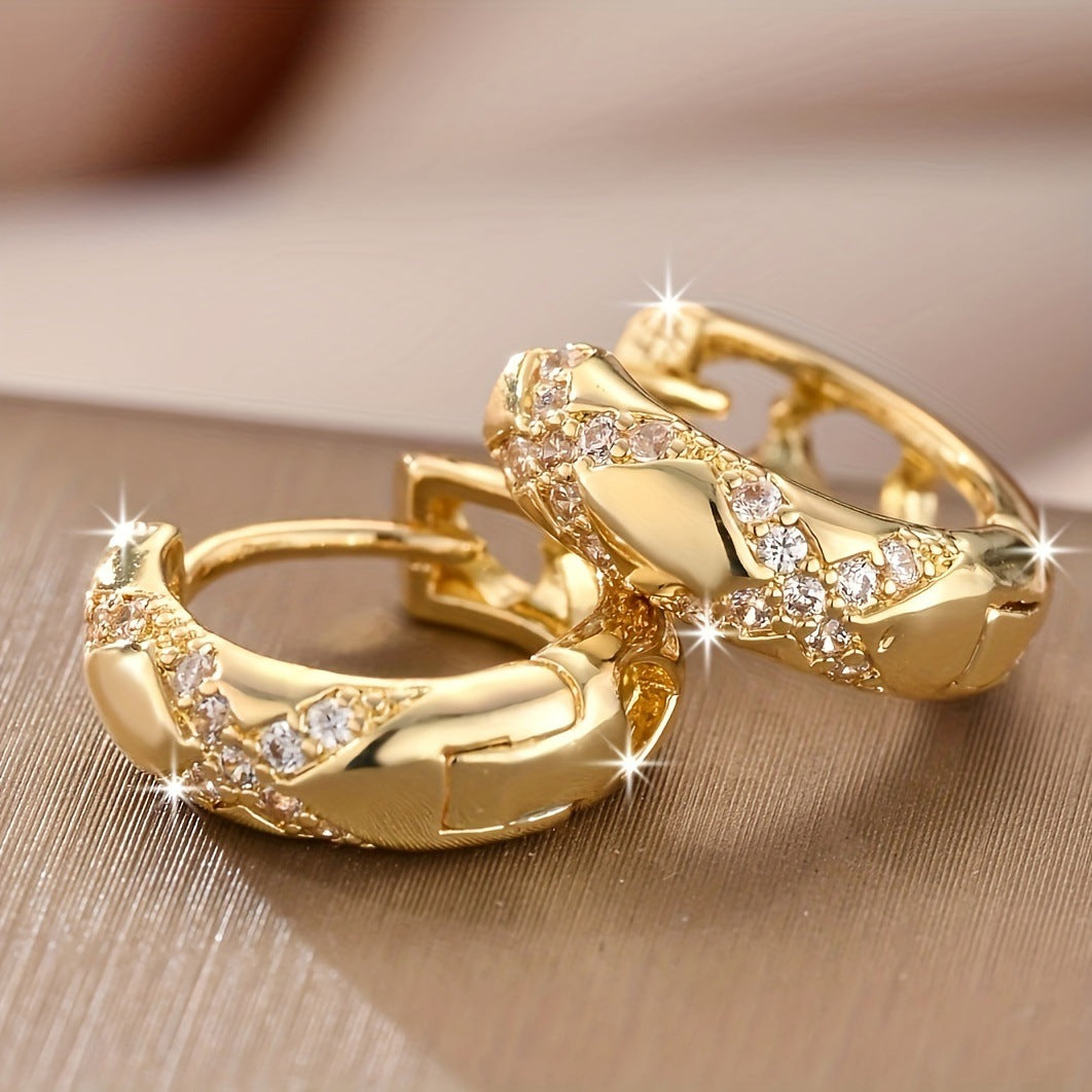Hot Selling Exquisite Small Hollow Cross Earrings Vintage Style Earrings Exquisite Gift Party Earrings
