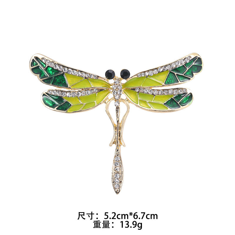 Frog Brooch New Owl Brooch Dragonfly Butterfly Enamel Brooch Peacock Animal Pin, Apparel Accessories