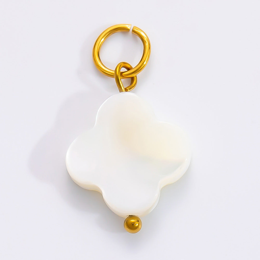 DIY Jewelry Accessories Do Not Fade, High-end Necklace Accessories Electroplated 18k Real Gold Stainless Steel Pendant Single Pendant