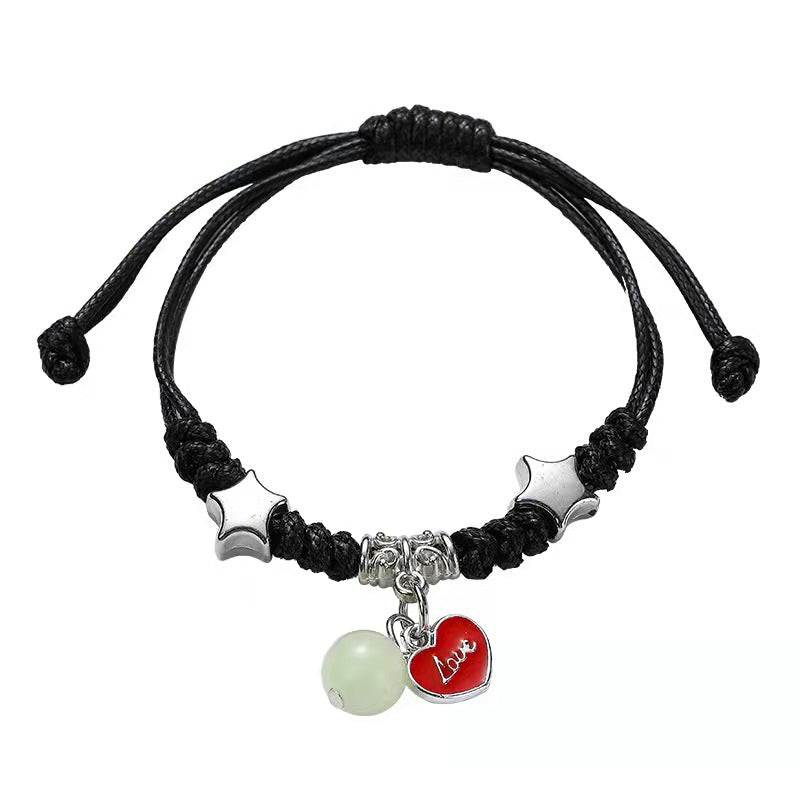 Popular Luminous Bracelet Female Student Two Girlfriends Friendship Korean Version Fashion Luminous Bracelet Male and Female Couples
