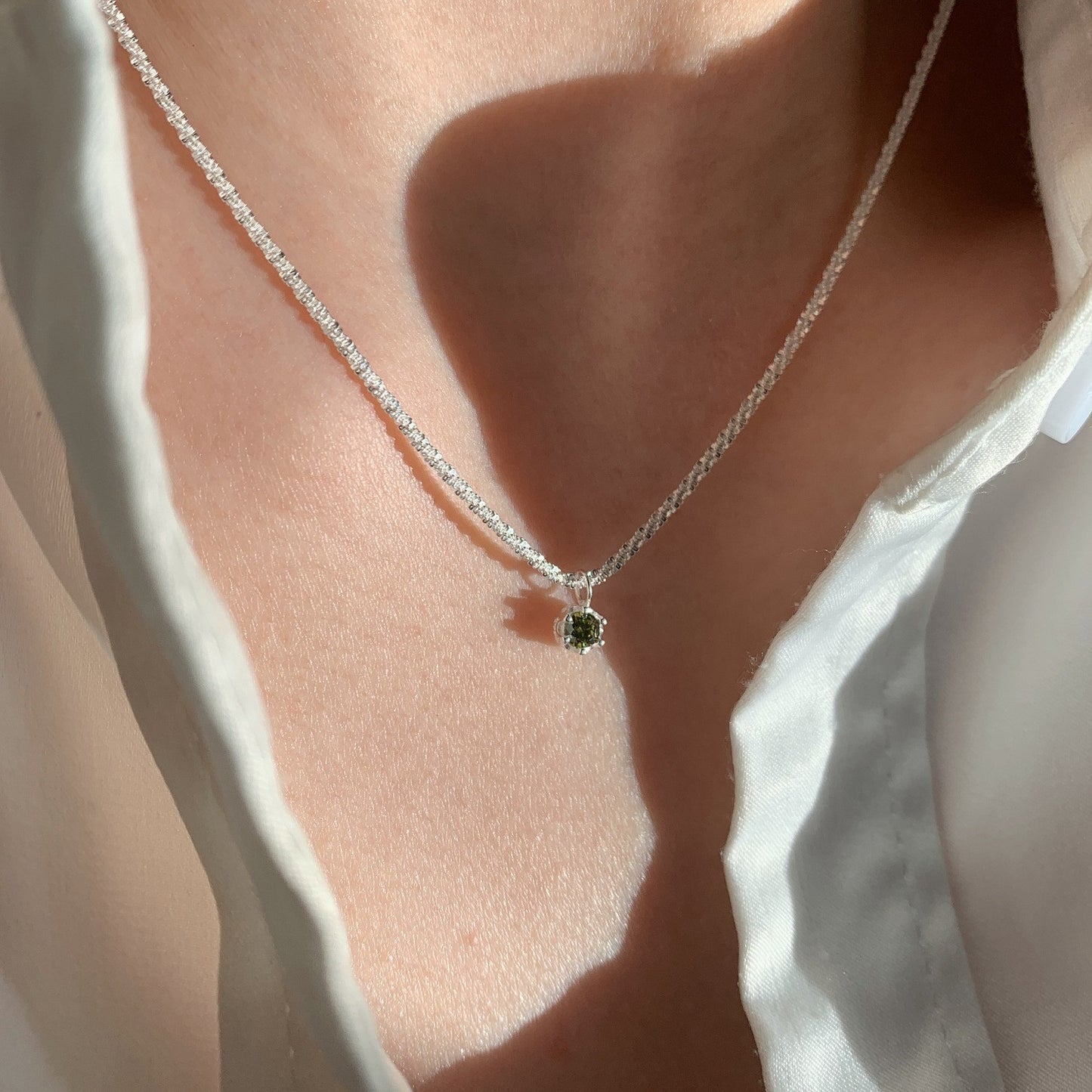 925 Silver Love Necklace Women's Summer High Sense Design Sense Niche Light Luxury Collarbone Chain Neck Chain