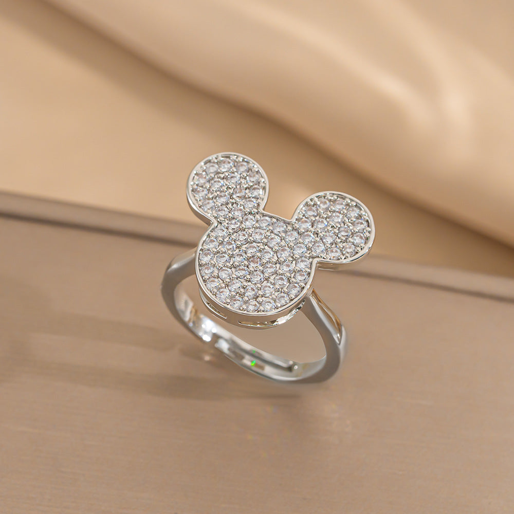 European and American Fashion Retro Niche Light Luxury High Sense Personalized Opening Ring Fashion Jewelry Factory Direct Sales