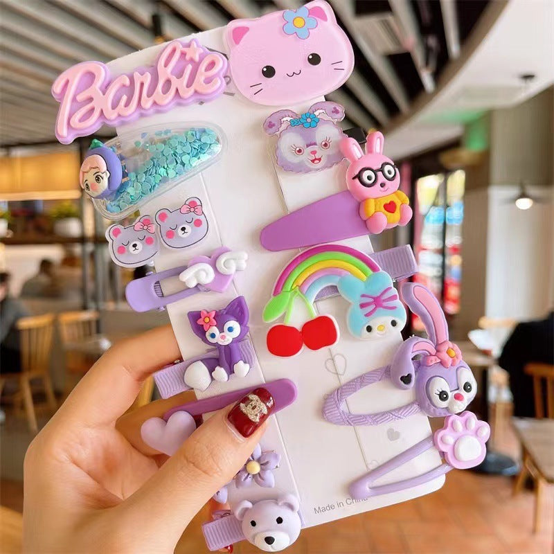 Children's Korean Version Baby Hairpin Cute Cartoon Hairpin