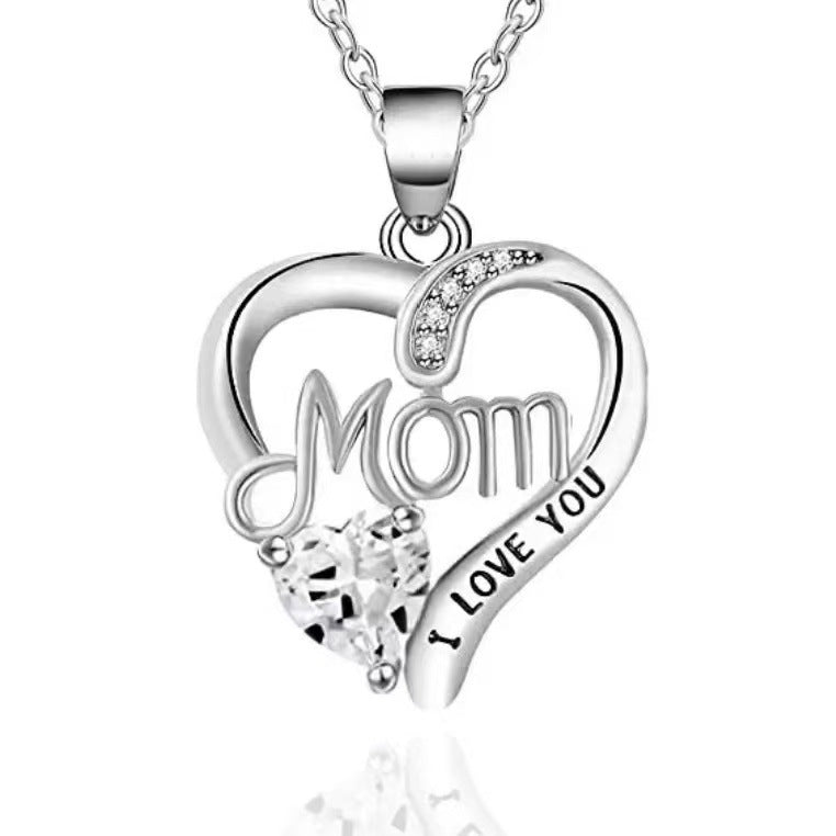 I Love You Necklace MOM Letter European and American Fashion Love Necklace Mother's Day Gift