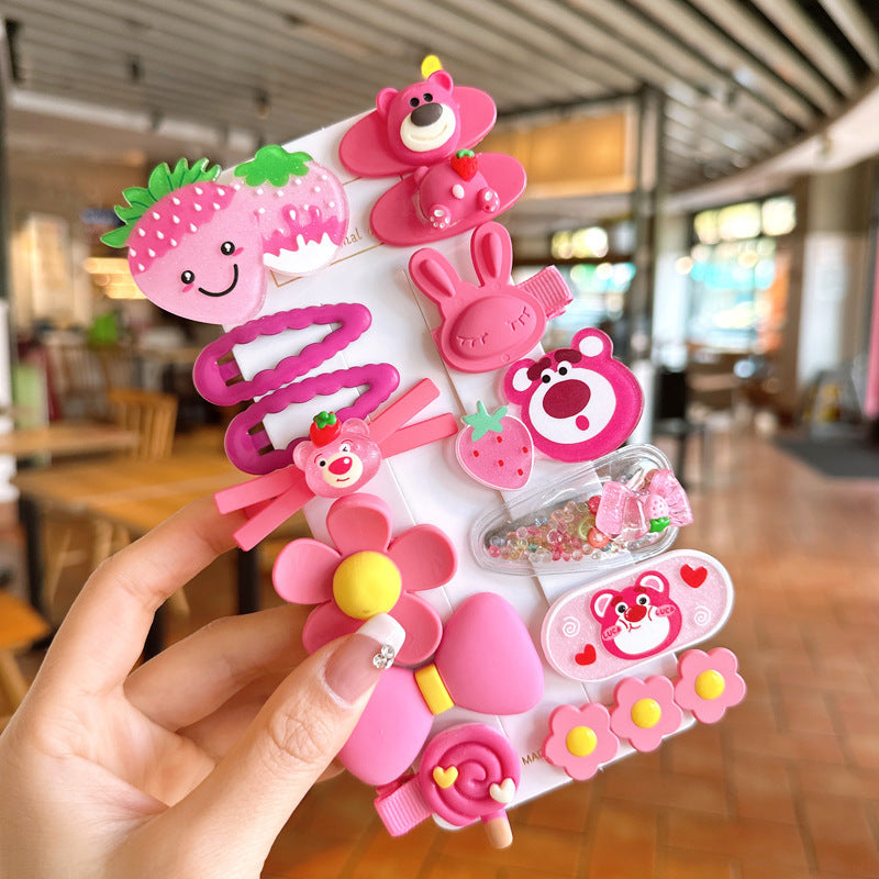 Children's Korean Version Baby Hairpin Cute Cartoon Hairpin
