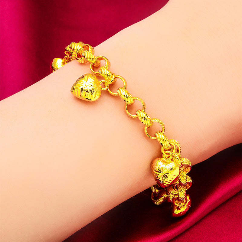 Vietnamese Sand Gold Girls Fashion Hollow Bracelet Bracelet