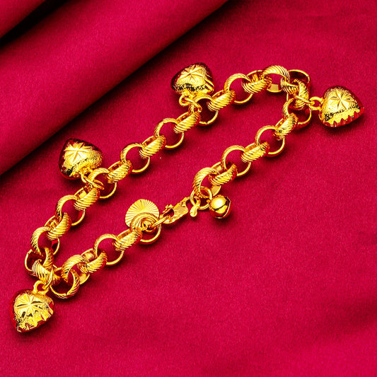 Vietnamese Sand Gold Girls Fashion Hollow Bracelet Bracelet