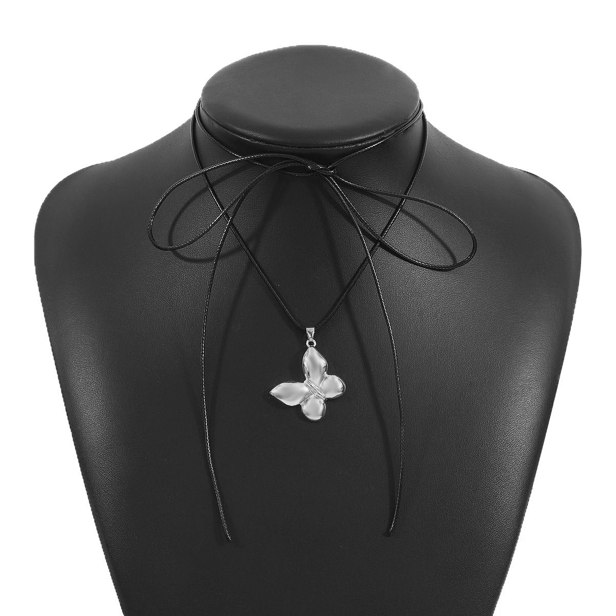 Personalized Design Retro Simple Butterfly Earrings, Temperament Fashion Alloy Ring Necklace
