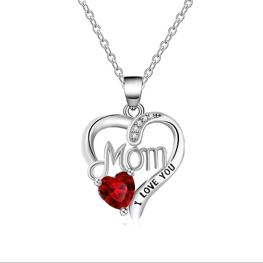 I Love You Necklace MOM Letter European and American Fashion Love Necklace Mother's Day Gift