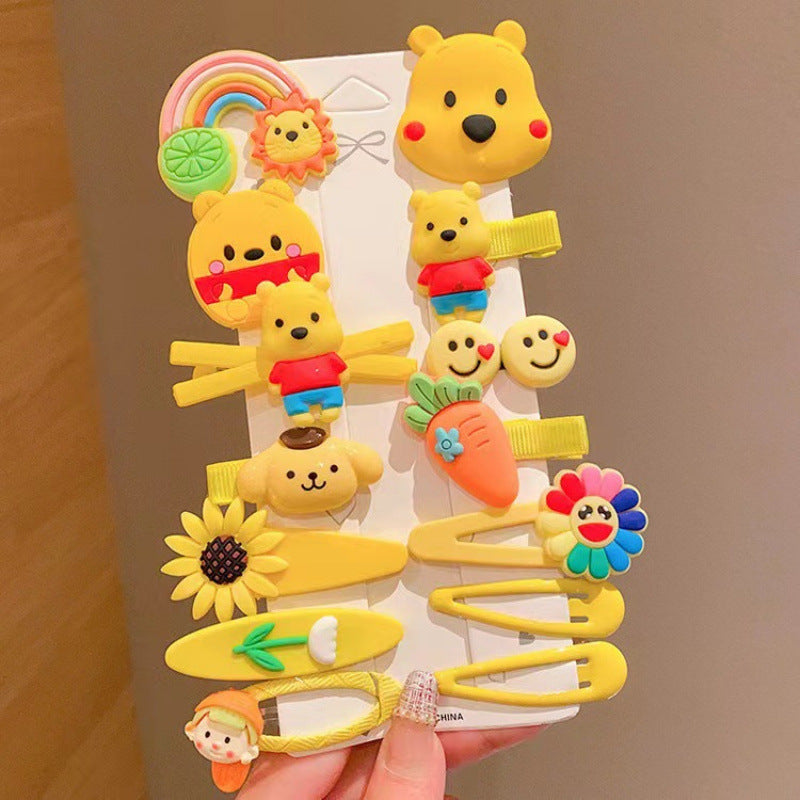 Children's Korean Version Baby Hairpin Cute Cartoon Hairpin