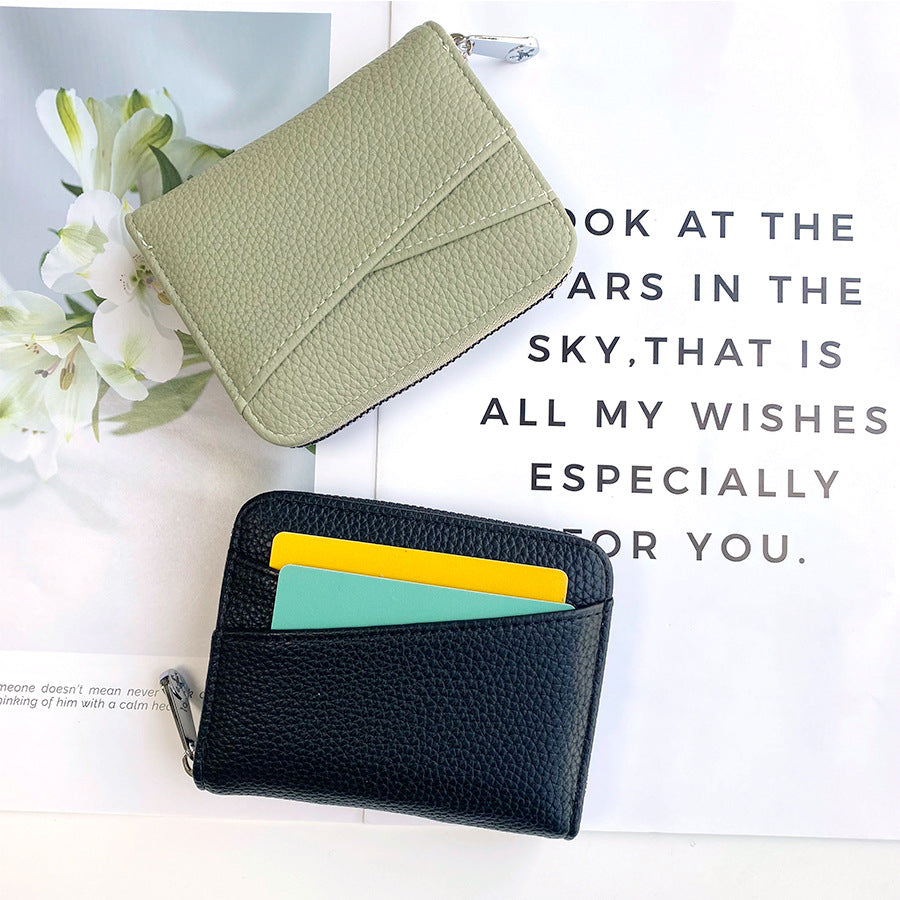 Japanese Small Wallet INS Japanese Organ Card Bag, Multi-card Women's Change Bag, Simple and Large Capacity