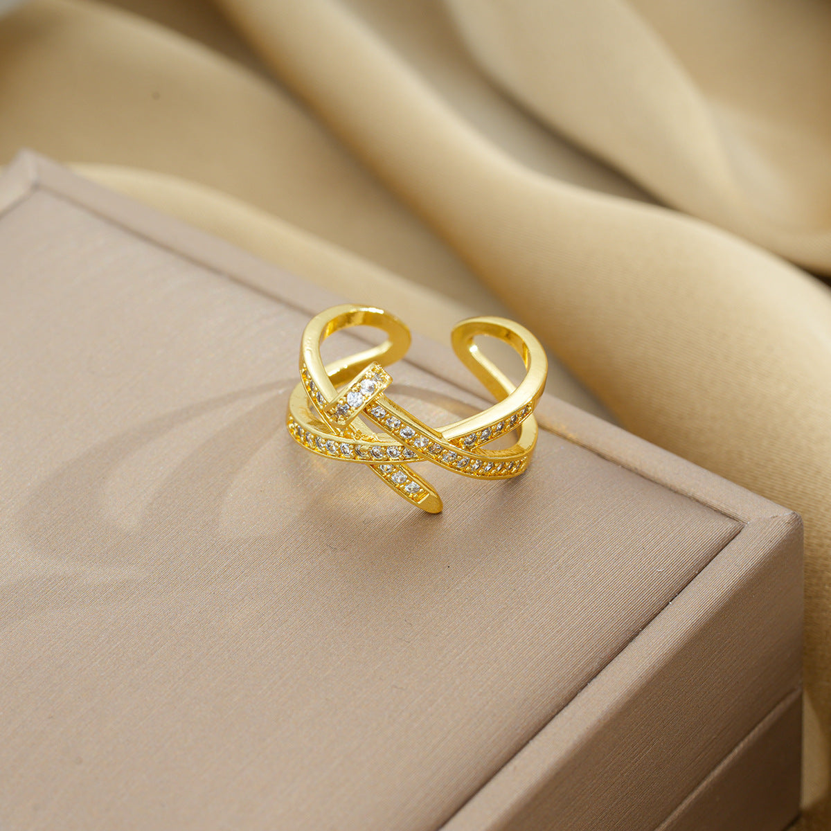 European and American Fashion Retro Niche Light Luxury High Sense Personalized Opening Ring Fashion Jewelry Factory Direct Sales